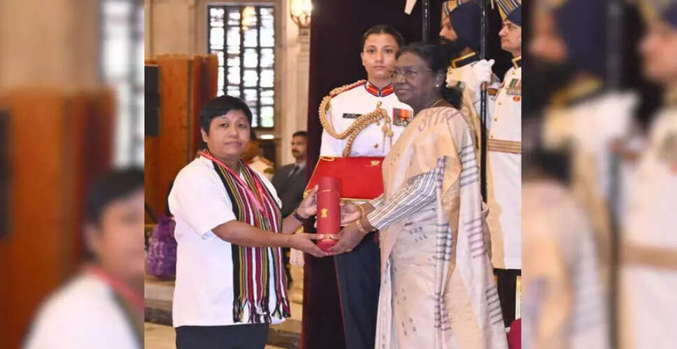 मिजोरम की नर्स को मिला राष्ट्रीय फ्लोरेंस नाइटिंगेल पुरस्कार