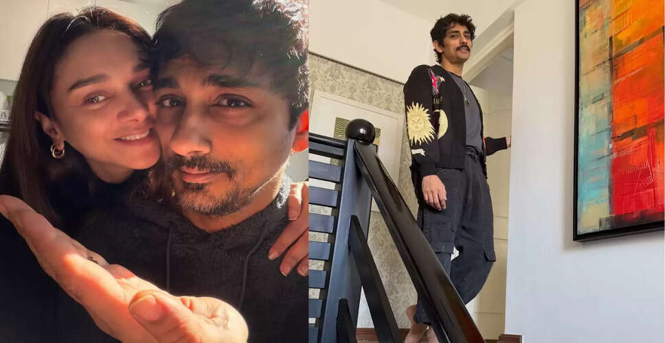 अदिति राव हैदरी ने सिद्धार्थ के जन्मदिन पर साझा की खास तस्वीरें