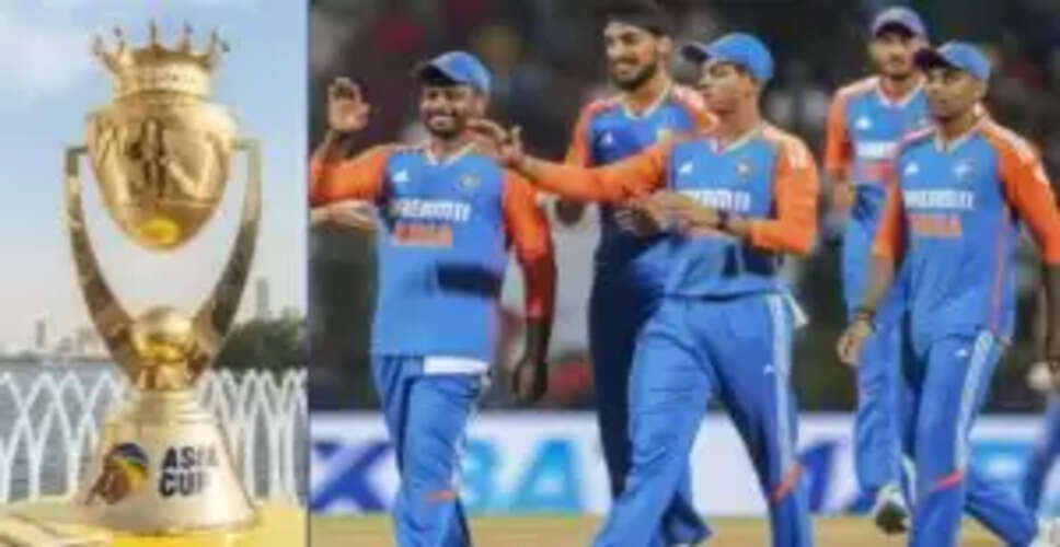 एशिया कप 2025 के लिए टीम इंडिया का ऐलान, 33 वर्षीय कप्तान और 25 वर्षीय उपकप्तान