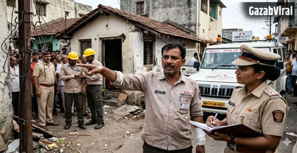 अकोले में बिजली चोरी की जांच के दौरान महावितरण टीम पर हमला