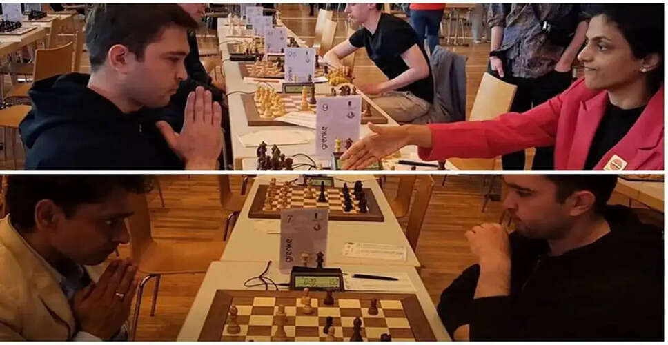 उज़्बेक ग्रैंडमास्टर का नमस्ते: भारतीय शतरंज खिलाड़ियों के साथ अनोखा पल