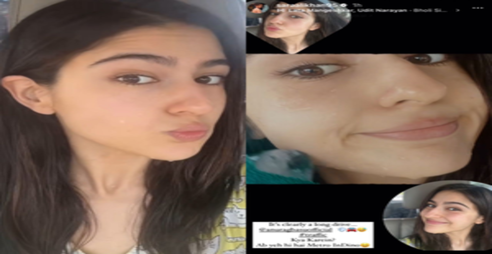 'मेट्रो...इन दिनों' की शूटिंग के लिए जाते समय ट्रैफिक में फंसी सारा अली खान