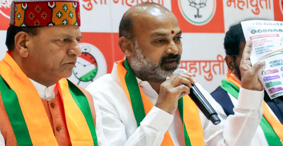 तेलंगाना में हिंदू वोट बैंक बनाने का संकल्प: बंडी संजय कुमार