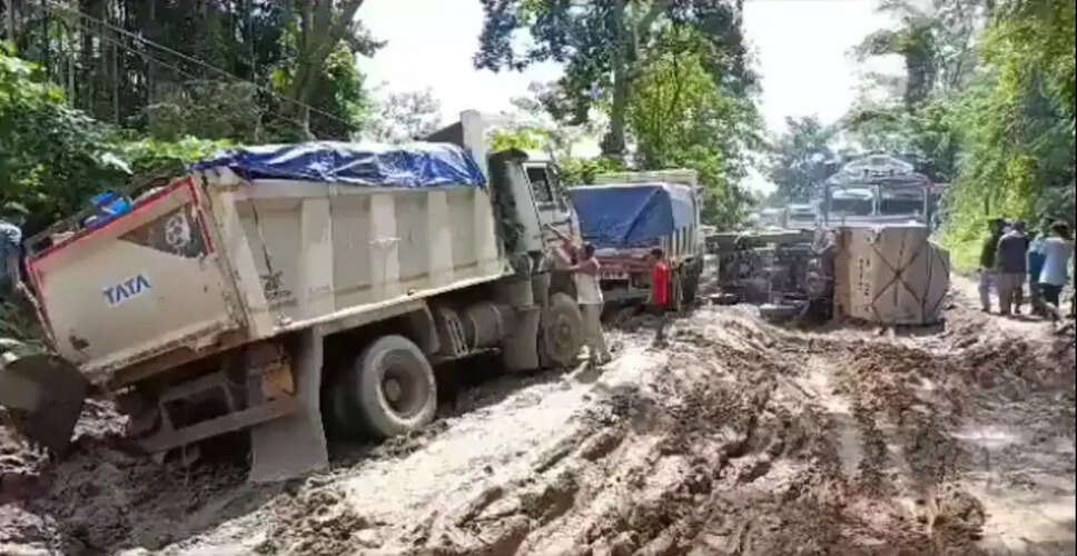 मिजोरम में ट्रक चालकों का चार दिवसीय हड़ताल, राष्ट्रीय राजमार्ग-306 की स्थिति पर विरोध
