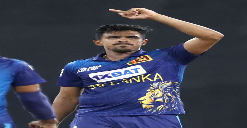 हैमस्ट्रिंग चोट के कारण थीक्षना फाइनल से बाहर; वाशिंगटन को अक्षर के कवर के रूप में बुलाया गया