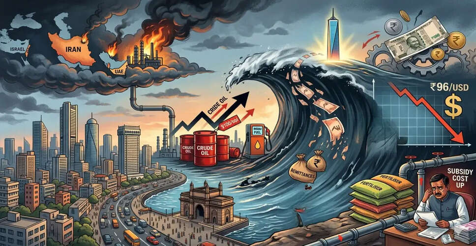 भारत की आर्थिक वृद्धि पर पश्चिम एशिया के संघर्ष का प्रभाव