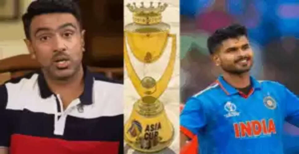 श्रेयस अय्यर को एशिया कप 2025 में न चुनने पर अश्विन की चिंता