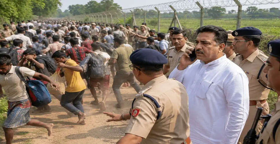 पश्चिम बंगाल में बांग्लादेशी घुसपैठियों के खिलाफ सख्त कार्रवाई