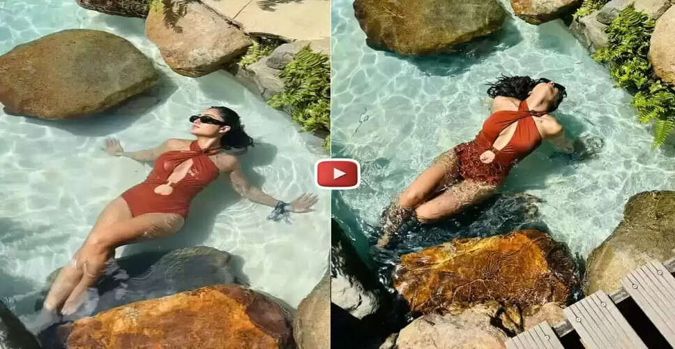 त्रिधा चौधरी का नया वीडियो: पूल में बिखेर रही हैं हुस्न के जलवे