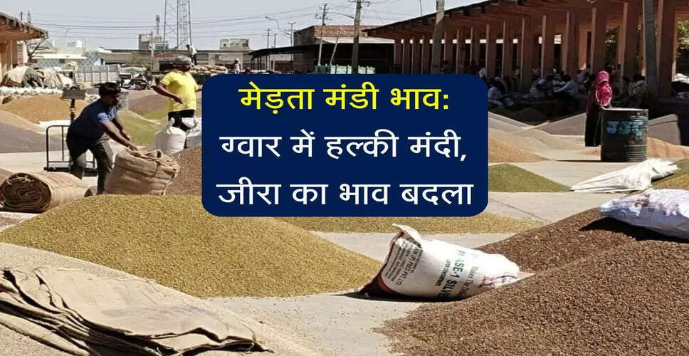मेड़ता मंडी के ताजा भाव: 30 जून 2025 की रिपोर्ट