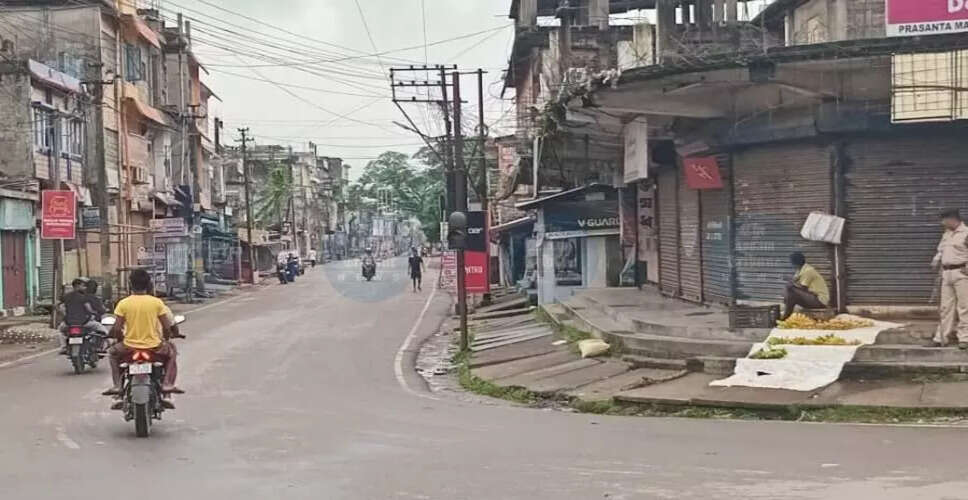 त्रिपुरा में कांग्रेस द्वारा 12 घंटे का बंद, सामान्य जीवन प्रभावित