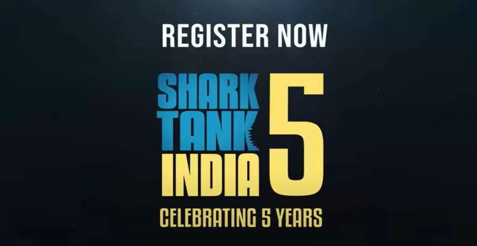Shark Tank India Season 5: Registration Now Open for Aspiring Entrepreneurs