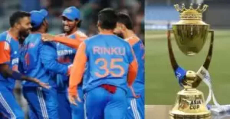एशिया कप 2025 के लिए भारत की संभावित 15 सदस्यीय टीम का ऐलान