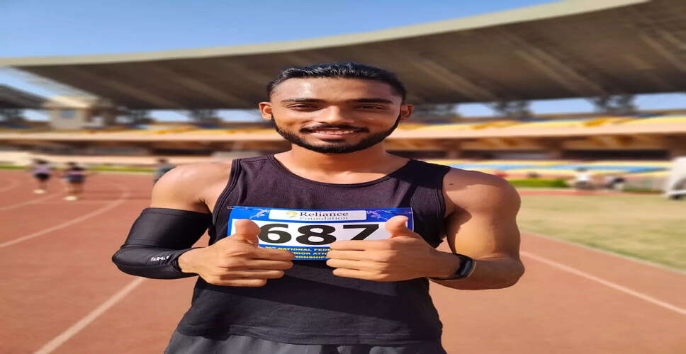 तेजस शिर्से ने 110 मीटर बाधा दौड़ में नया राष्ट्रीय रिकॉर्ड बनाया
