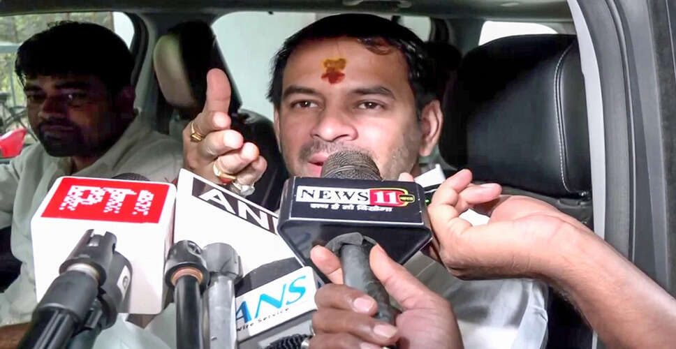 तेज प्रताप यादव ने बहन के अपमान पर राजनीतिक प्रतिद्वंद्वियों को दी चेतावनी