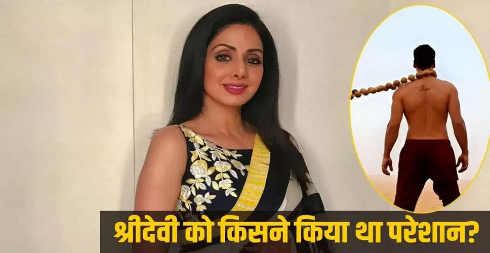 श्रीदेवी के साथ काम करते समय एक्टर ने किया था विवादित व्यवहार