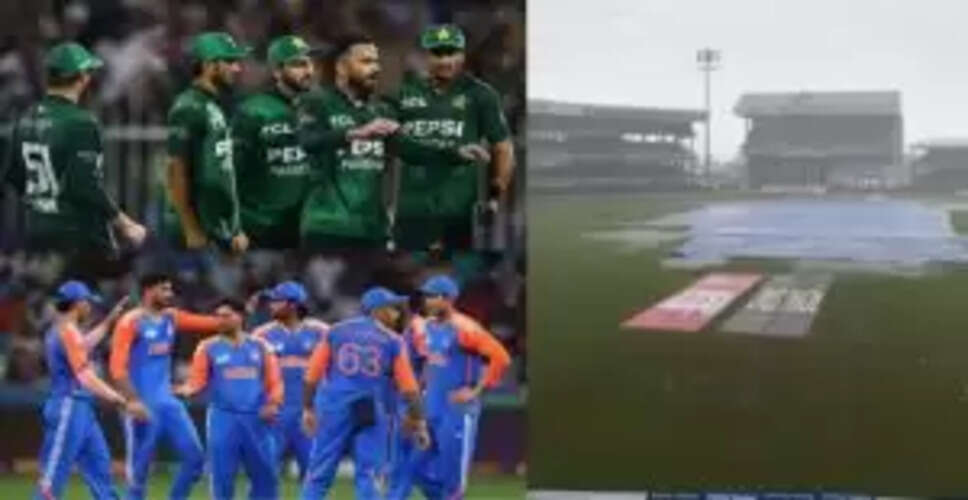 भारत-पाकिस्तान मैच बारिश के कारण रद्द, परिणाम जानें