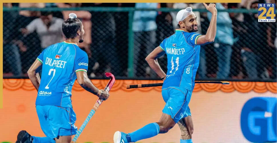 भारत और कोरिया के बीच एशिया कप में रोमांचक 2-2 ड्रॉ