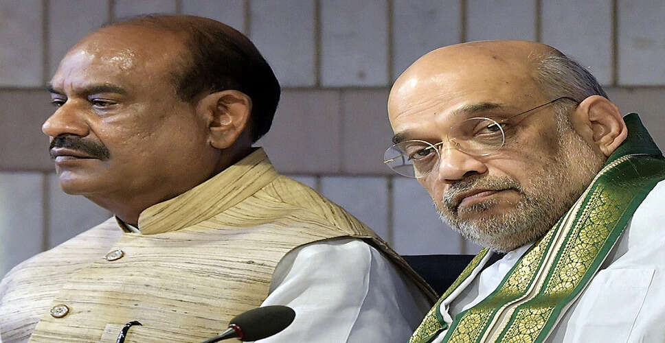 महाभियोग प्रस्ताव पर चर्चा के लिए अमित शाह की ओम बिरला से मुलाकात