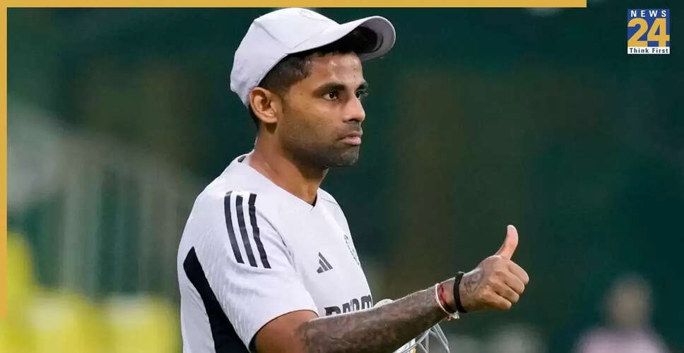 सूर्यकुमार यादव की वापसी: T20I कप्तान ने नेट्स में दिखाई शानदार फॉर्म