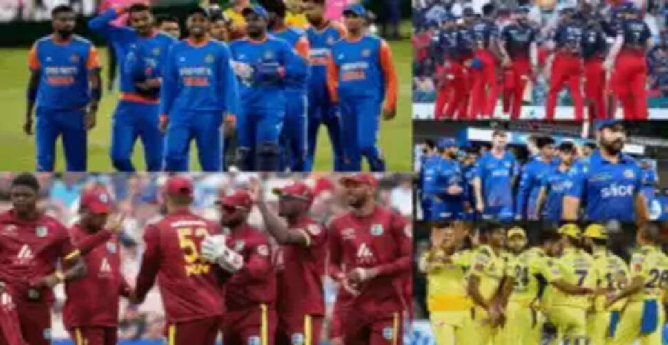 वेस्टइंडीज के खिलाफ 5 टी20 के लिए भारतीय टीम की घोषणा, CSK, RCB और MI के खिलाड़ियों को मिला मौका