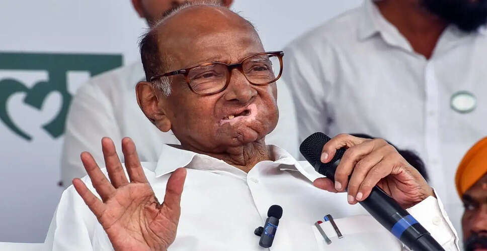 शरद पवार ने मोदी की नेहरू से तुलना पर उठाए सवाल