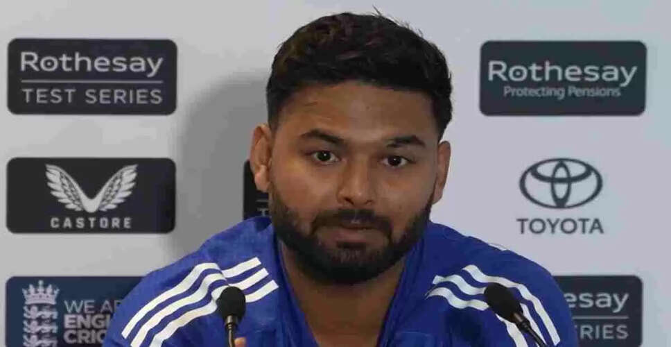 Rishabh Pant Discusses New Role as Vice-Captain Ahead of England Test Series