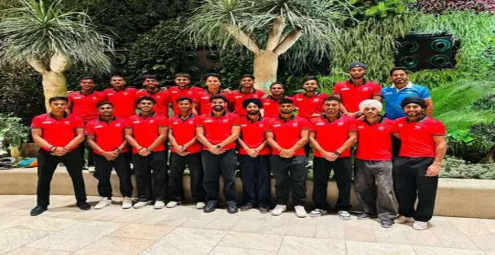 भारत 'ए' पुरुष हॉकी टीम ने यूरोप दौरे के लिए उड़ान भरी