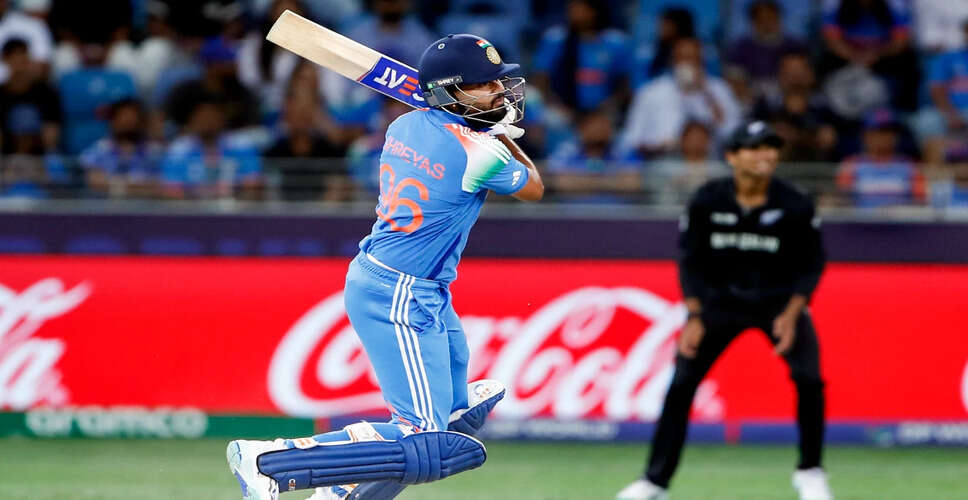 श्रेयस अय्यर 3,000 वनडे रन के करीब, राजकोट में न्यूजीलैंड से भिड़ेंगे