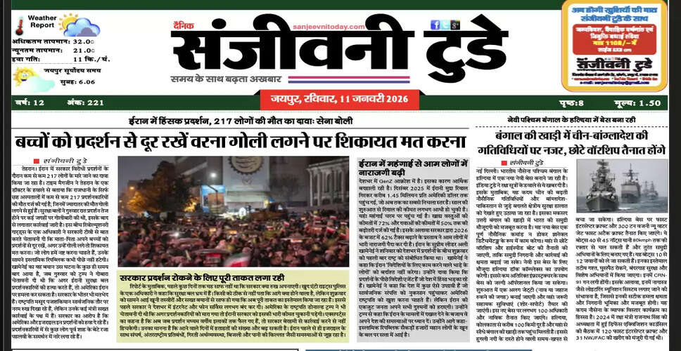 आज का अख़बार: 11 जनवरी 2026 का विशेष संस्करण