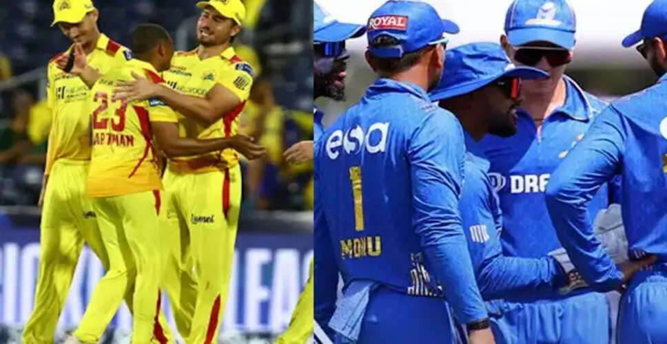 क्रिकेट लीग में एमआई न्यूयॉर्क और टेक्सास सुपर किंग्स का मुकाबला
