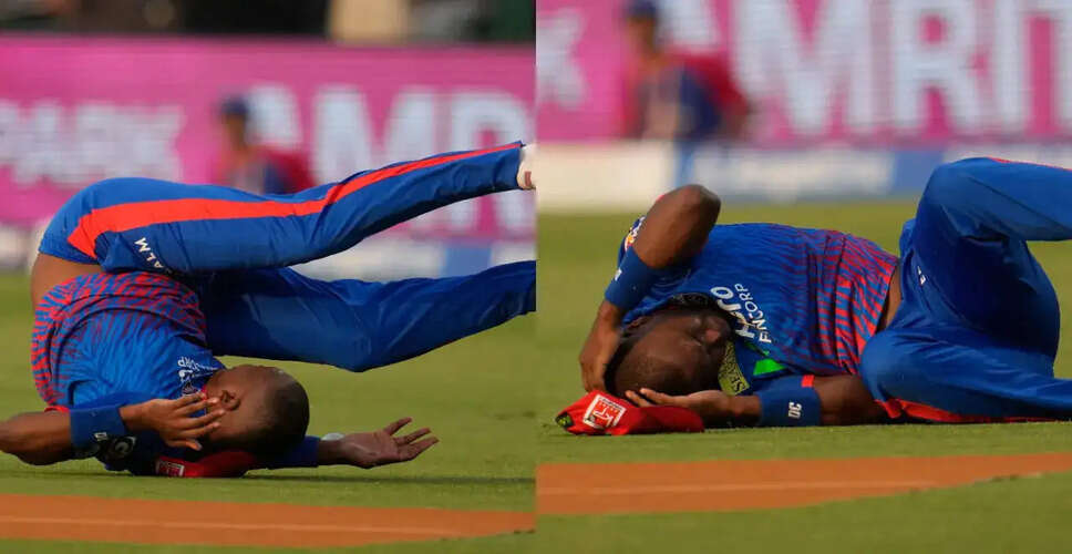 दिल्ली कैपिटल्स के लुंगी एनगिडी को लगी गंभीर चोट, स्थिति स्थिर