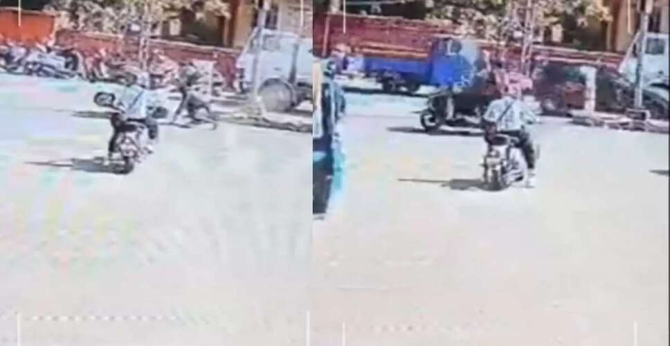 अजमेर में स्कूटी और तेज रफ्तार कार के बीच भयानक टक्कर