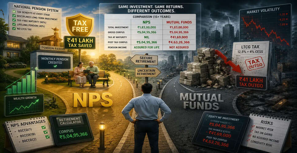 NPS बन रहा है रिटायरमेंट के लिए बेहतर विकल्प, म्यूचुअल फंड से कम टैक्स का लाभ