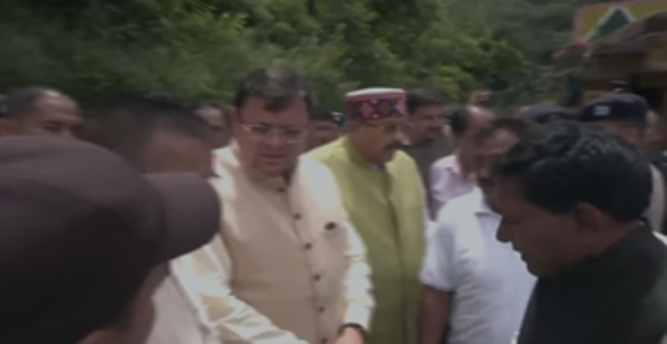 सीएम धामी ने उत्तराखंड में भारी बारिश से हुए नुकसान का लिया जायजा