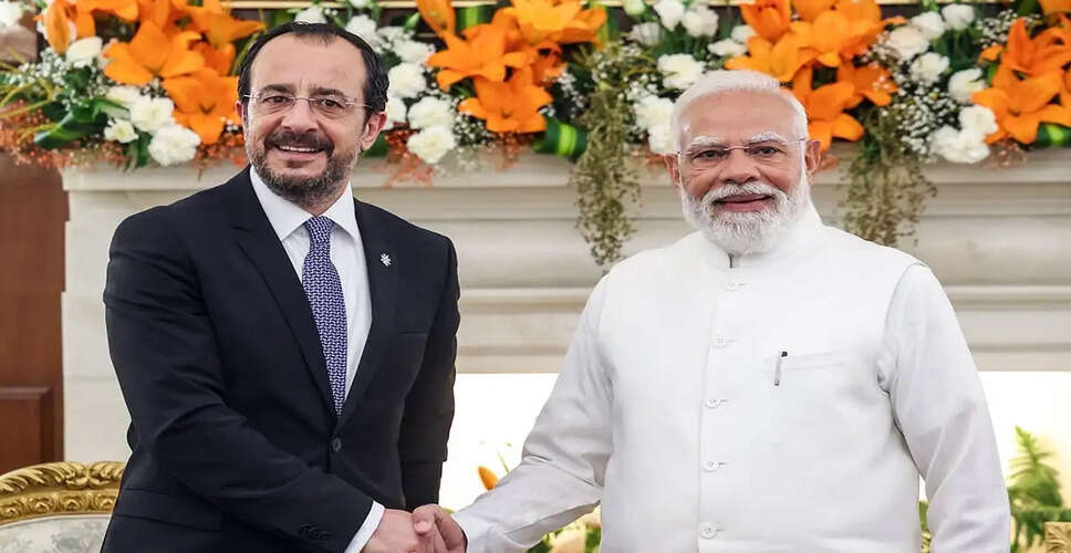 भारत और सायप्रस के बीच नई सामरिक साझेदारी की शुरुआत