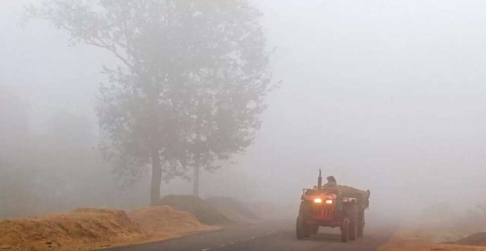 उत्तर प्रदेश में मौसम का हाल: ठंड और कोहरे का असर