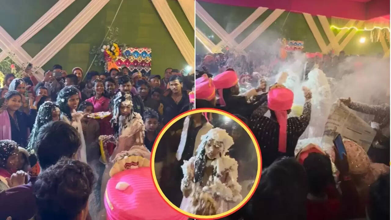 शादी में हुआ मजेदार पल: लड़की बनी 'भूत', वायरल वीडियो ने मचाई धूम