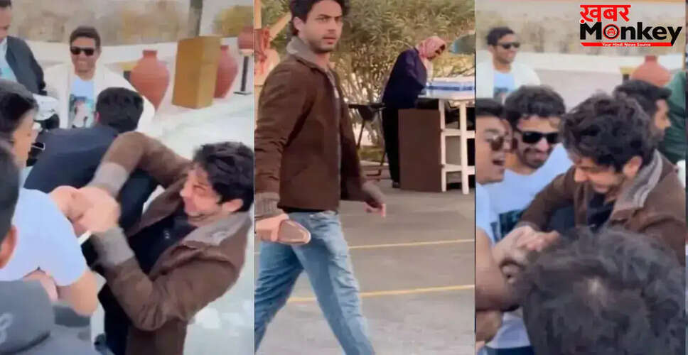 आर्यन खान का दोस्त की शादी में मस्तीभरा अंदाज, वीडियो हुआ वायरल