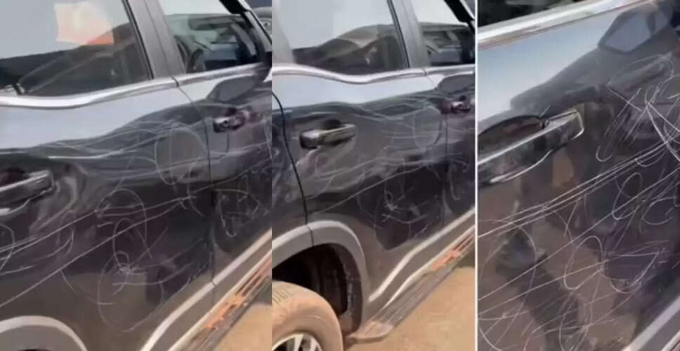 वीडियो में दिखी जलन: नई महिंद्रा स्कॉर्पियो पर खरोंचों की बौछार