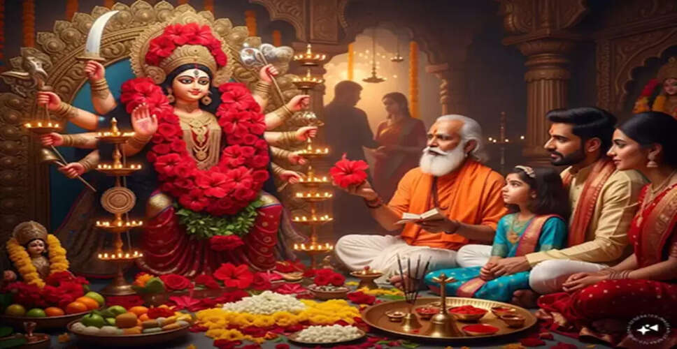 नवरात्रि 2025: देवी दुर्गा को लाल फूलों का महत्व