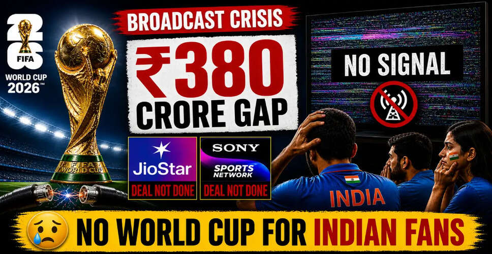 भारत में 2026 FIFA विश्व कप के प्रसारण अधिकारों पर अनिश्चितता