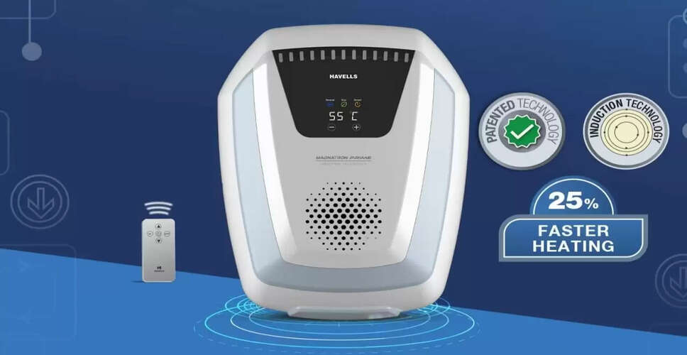 Havells का 25L गीजर: बिजली बचत और तेज हीटिंग के साथ