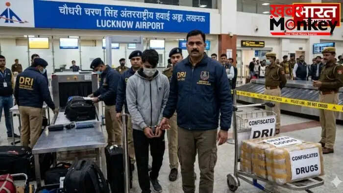 लखनऊ एयरपोर्ट पर ड्रग तस्करी का बड़ा खुलासा, 12 करोड़ का नशीला पदार्थ बरामद
