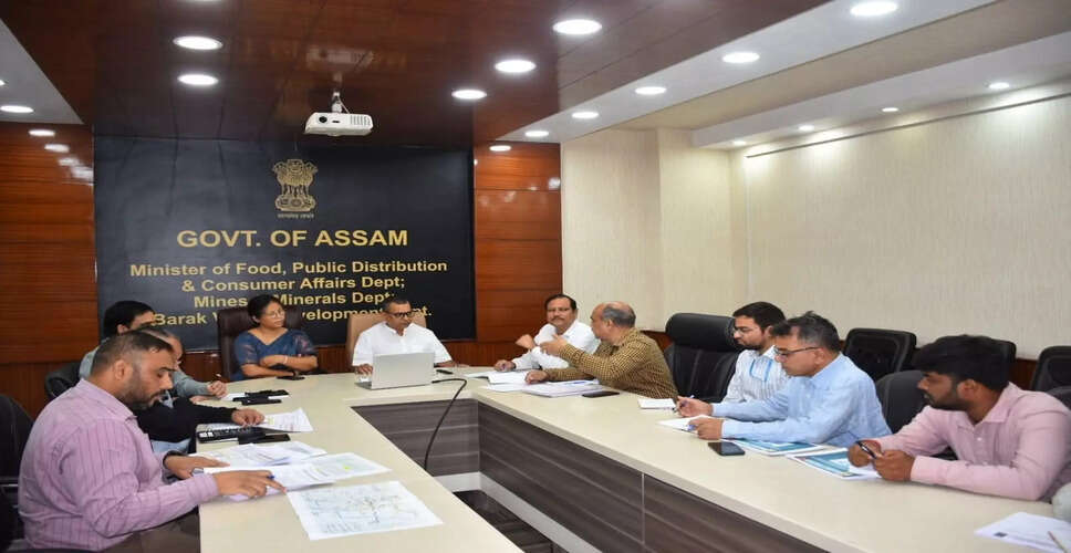 बराक घाटी में परिवहन बुनियादी ढांचे को सुधारने के लिए उच्च स्तरीय बैठक