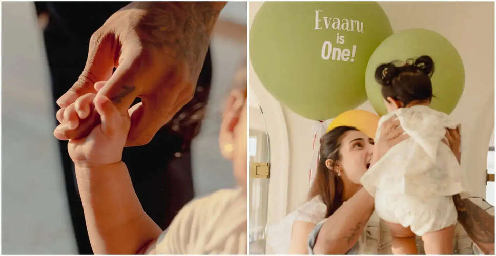 KL राहुल और अथिया शेट्टी की बेटी एवाराह का पहला जन्मदिन मनाया गया