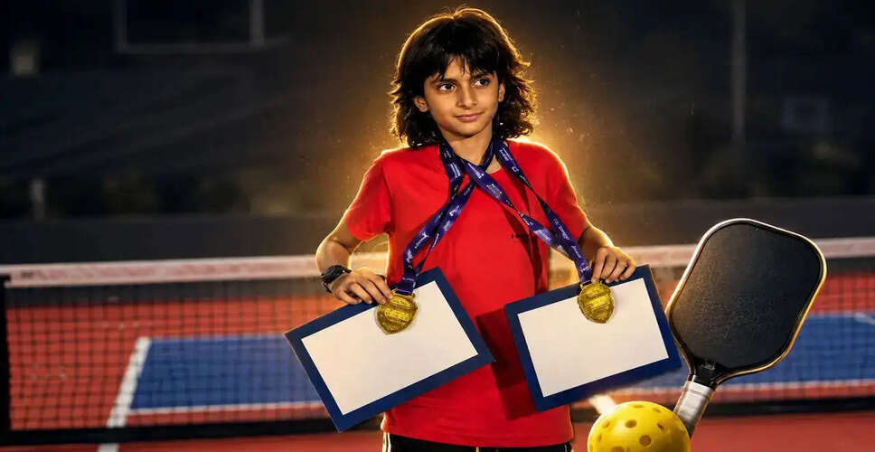 Aarin Ballani ने जीता U12 Boys&rsquo; Singles खिताब, Junior Pickleball Championship PWR400 में शानदार प्रदर्शन