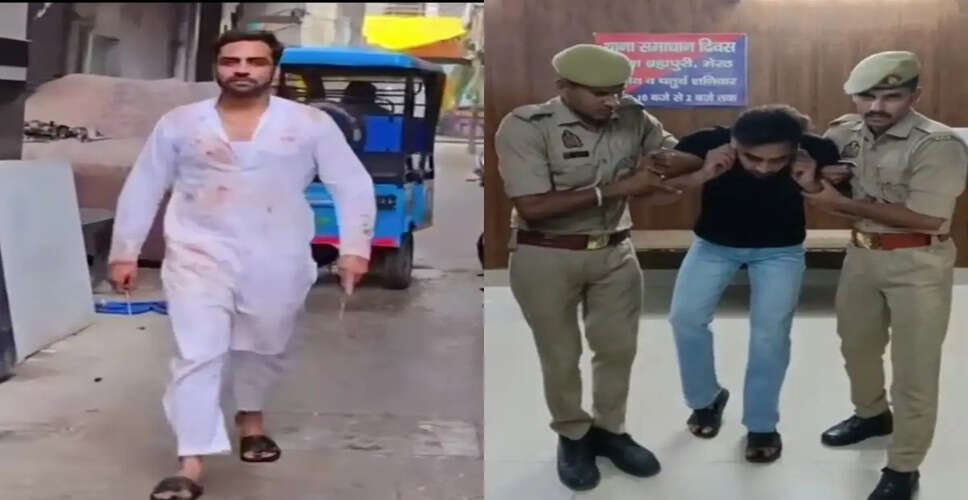 गाजियाबाद में बकरीद के दिन हत्या के आरोपी का एनकाउंटर, मेरठ में युवक की गिरफ्तारी
