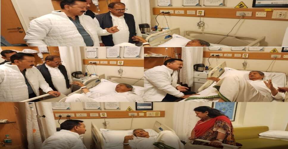 पूर्व मुख्यमंत्री हरीश रावत अस्पताल में भर्ती