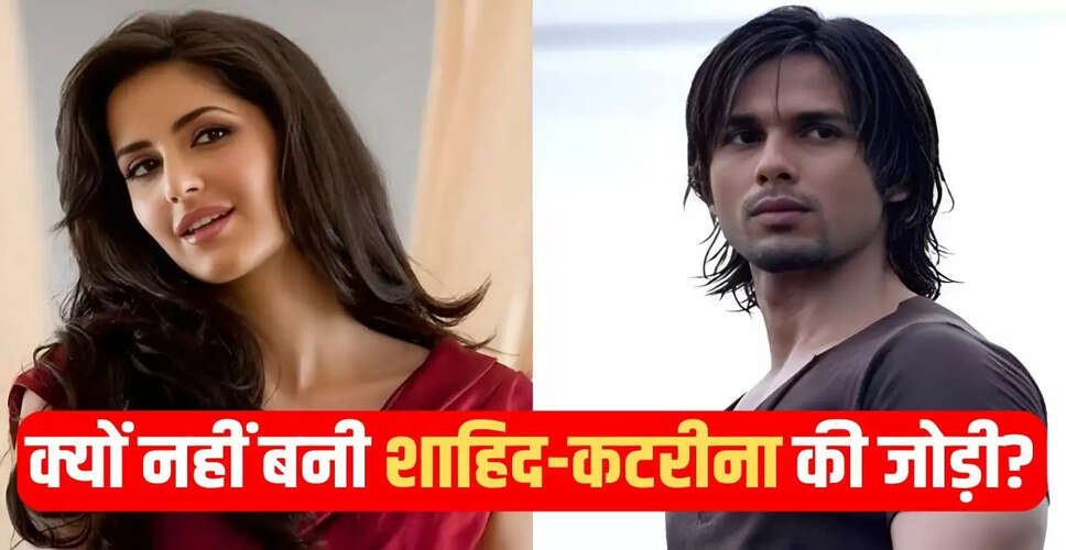 शाहिद कपूर और कटरीना कैफ का साथ न करने का रहस्य